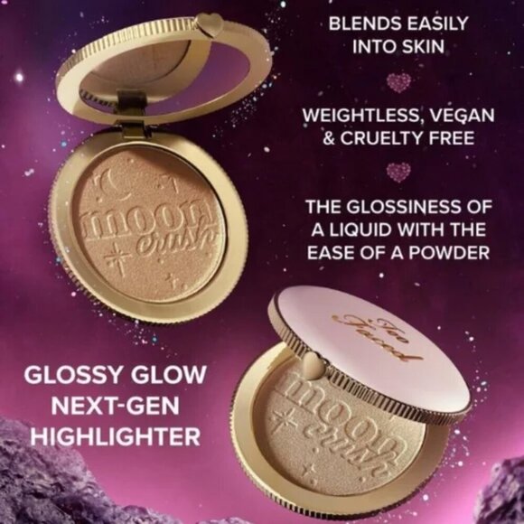 TOO FACED Moon Crush Out Of This World Highlighter Shade Summer Moon - Picture 5 of 16
